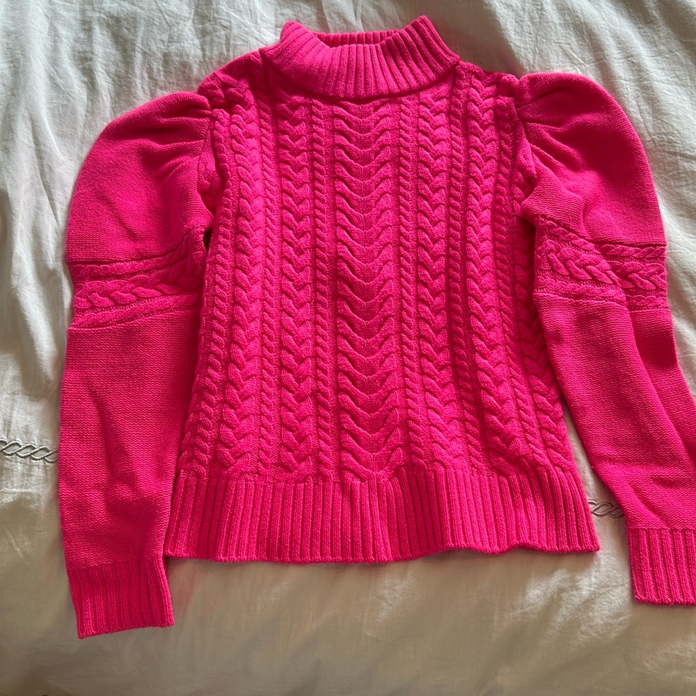 Generation Love Pink Puff Sleeve sweater